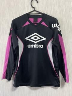 UMBRO 長袖Tシャツ ブラック/ピンク　メンズ　Ｓのサムネイル