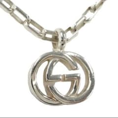 お値下げ可　グッチ　GUCCI　ネックレス　インターロッキング　シルバー　925のサムネイル