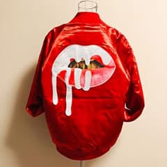 THE KYLIE SHOP/正規品.新品.bomber jacket.Redのサムネイル