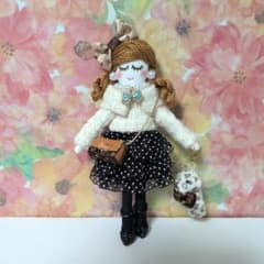 Thumbnail of ハンドメイドドールチャーム☆水玉フリルスカート