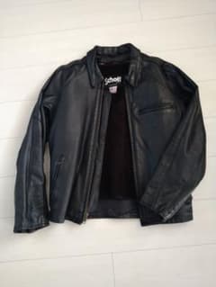 Schott NYC441pp レザージャケット ブラックボアライナー付のサムネイル
