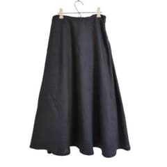 【MUJI 無印良品】リネン100%　フレアスカート 　Sサイズのサムネイル