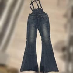 GYDA Sサイズ サロペットデニムパンツ ダメージ無しタイプ 状態良いのサムネイル