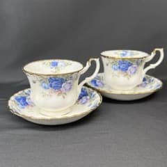 ロイヤルアルバート ムーンライトローズ カップ＆ソーサー ペア - メルカリ