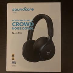 Soundcore Space Oneワイヤレスヘッドホン (箱、説明書付き)のサムネイル