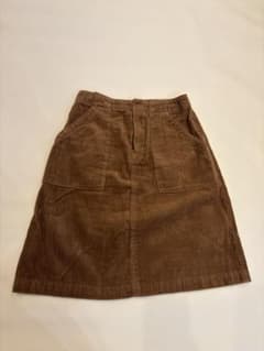 w closet コーデュロイ ミニスカート ブラウンのサムネイル