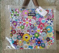 村上隆 新品タグ付き 最安値！マルチカラーフラワー トートバッグのサムネイル
