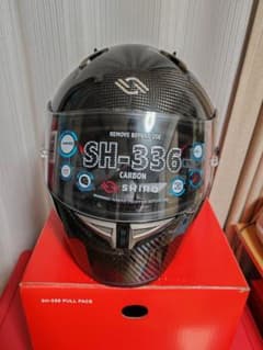 SH-336 カーボン フルフェイスヘルメット Lのサムネイル