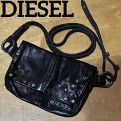 DIESEL ディーゼル ミニバッグ レザー ブラック 希少 Y2K 黒 美品