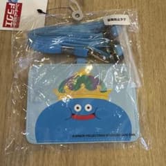 ドラゴンクエスト スライム パスケース ネックストラップ付