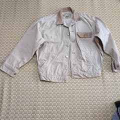 Banana Republic USA製 コットン レザー ジャケットのサムネイル