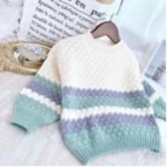 KIDS 秋冬新品 保温ニット セーター 子供服 韓国ファッションのサムネイル