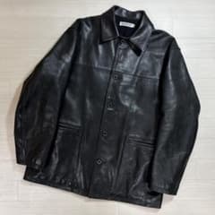 COOTIE PRODUCTIONS ブラックレザーカーコート M 19aw COOTIE PRODUCTIONS ブラックレザーカーコート M 19aw COOTIE