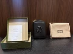 【新品未使用・箱付き】GUCCI グッチ ソーホー レザー コインケース 黒のサムネイル