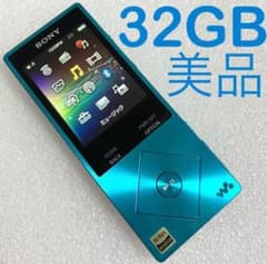 美品】 ソニー ウォークマン NW-A16 32GB ビリジアンブルー - メルカリ