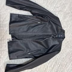 BEAMS HEART シングルライダースジャケット ブラック Mのサムネイル