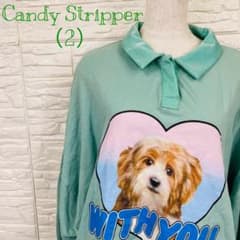 Candy Stripper 犬プリント 長袖カットソー ミントグリーン2 Candy Stripper 犬プリント 長袖カットソー ミントグリーン2 - メルカリ