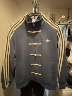 adidas ダークブルー チャイナトラックジャケットのサムネイル