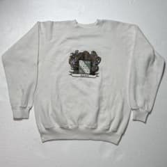 80s〜90s Hanes USA製 クルーネックスウェット HURD 家紋風 - メルカリ