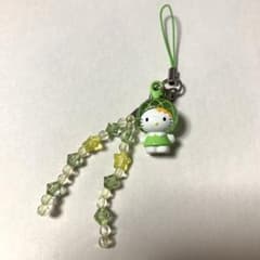 ご当地キティ 根付 ストラップ北海道夕張メロンバージョン マスコット