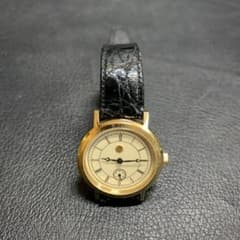 天皇陛下御在位六十年記念 手巻き 腕時計 スモセコ アイボリー