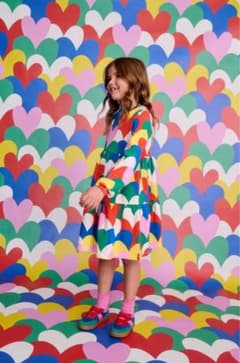 Mini boden ハート　カラフル　ワンピース