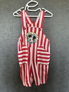 m*. Disney Mickey Key Mouse Striped overalls