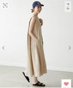 完売品　SLOBE IENA リネンタックノースリーブワンピースのサムネイル