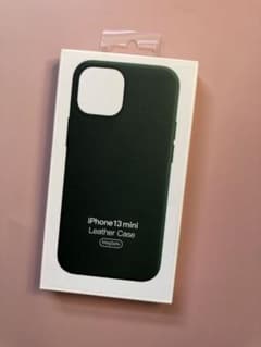 匿名発送 iPhone 13 mini レザーケース セコイアグリーン 純正 - メルカリ