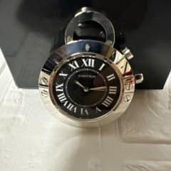 Cartier トラベルクロック 置き時計　レザー 新品未使用】電池切れカルティエ トラベルクロック 置時計 2754 - メルカリ