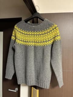 MORRIS & SONS フェアアイル柄ニットセーターのサムネイル