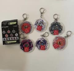 ベイブレードX DMMくじ G賞 アクリルキーホルダー＆ステッカー コンプリートのサムネイル