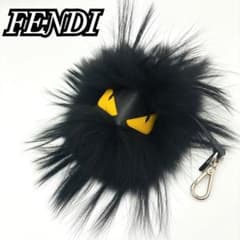 FENDI フェンディ バッグバグズ モンスター ファーチャーム ブラック