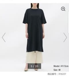 Capeofgoodhope様 ありがとうございます GU スリットTワンピースのサムネイル