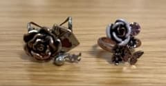 アクシーズファム　指輪　リング 2点セット　ローズ　薔薇　トランプのサムネイル