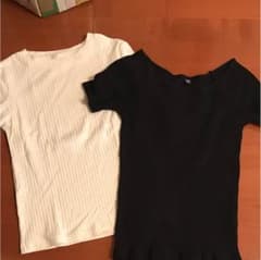UNIQLO リブバレエネックのサムネイル