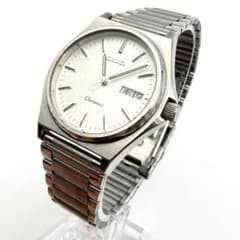 Vintage Seiko Chronos Day-Date wristwatch, battery replaced with new one, men's, working condition.