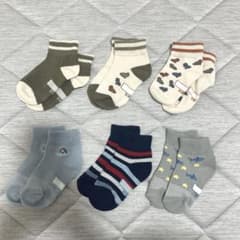 9-15cm ベビー靴下 6足セットのサムネイル