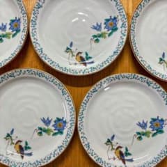 九谷焼 幸山窯 唐草花鳥 6.5号皿揃 中皿 盛皿 銘々皿 径19.3cm - メルカリ