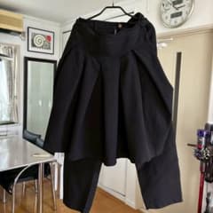 極美品 コムデギャルソン ウールギャバジン スカートドッキングパンツのサムネイル