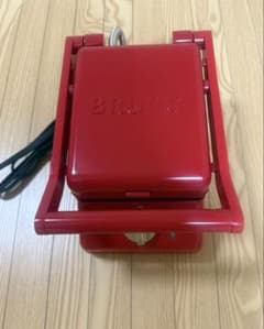 BRUNO ホットサンドメーカー シングル レッド 箱つきのサムネイル