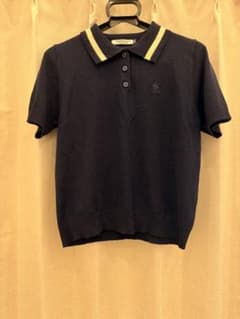 BEVERLY HILLS POLO CLUB ニットポロシャツ ネイビー Mのサムネイル