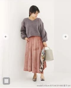 cohina ベロアランダムフレアスカートのサムネイル