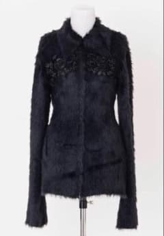 Fetico FUR KNIT BEAD EMBROIDERED JACKETのサムネイル