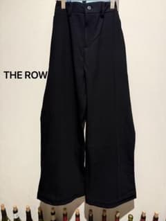 THE ROW ブラック ワイドパンツ 激レアのサムネイル