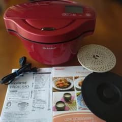 SHARP HEALSIO KN-HW16E レッド ホットクック 2019年製 - メルカリ