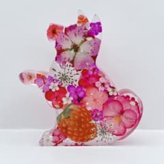 犬 いちご 固まるハーバリウム オブジェ - メルカリ