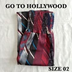 GOTOHOLLYWOOD 02 160 ヴィンテージネクタイ柄パンツ ゴートゥ - メルカリ