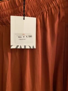 ZARA 新品未使用　ワイドパンツ　Lのサムネイル