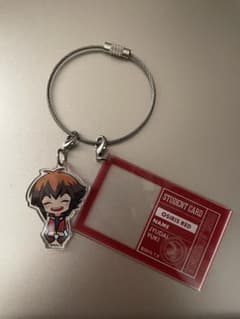 遊戯王GX 学生証風アクリルワイヤーチャームA 遊城十代　笑顔　お座り　カフェ 遊戯王GX 学生証風アクリルワイヤーチャームA 遊城十代 笑顔 お座り